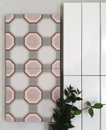 retro tiles Sydney pink